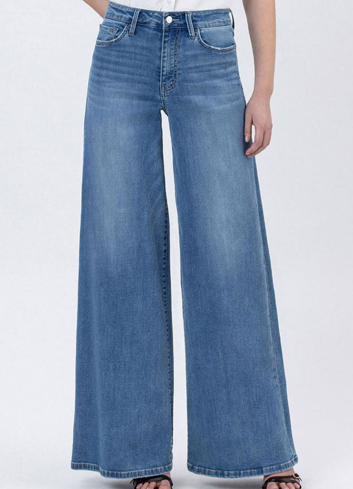 Plus HR Palazzo Jeans by Vervet