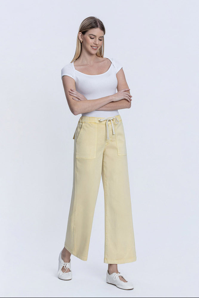 HR Baggy Wide Leg Pants in Sundress by Vervet