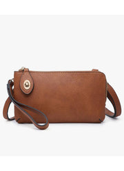 Kendall Crossbody in Brown by Jen & Co