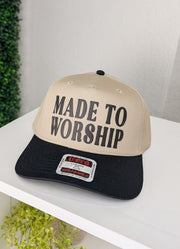 Made To Worship Trucker Hat by Al + Gray