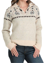 Pullover Sweater in Cream by Cinch