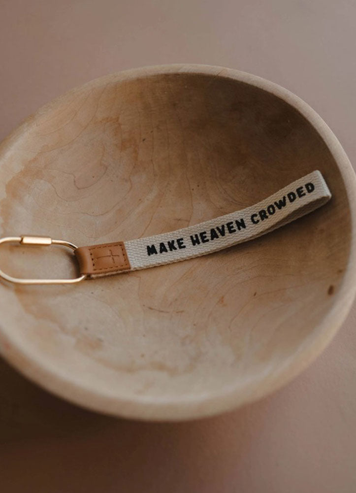 Make Heaven Crowded Wristlet by Dear Heart