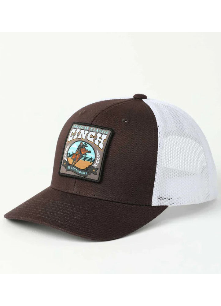 Brown Trucker Cap by Cinch