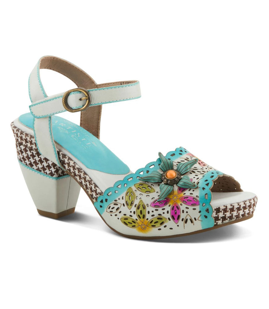 Miabella in White Multi by L Artiste