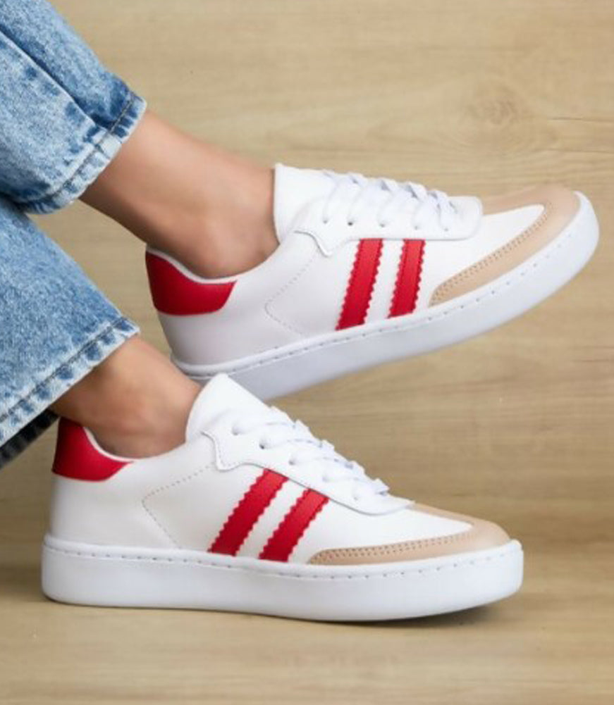 Miel 73 in Red by Makers Shoes