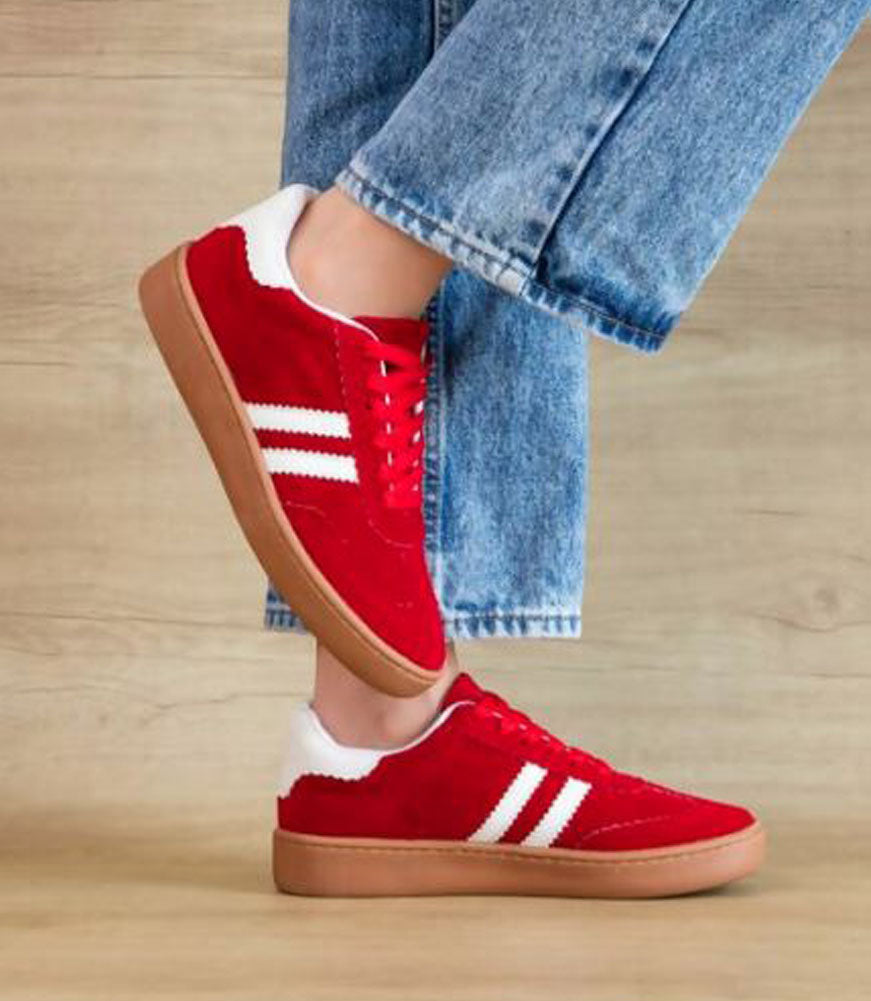 Miel 75 in Red by Makers Shoes