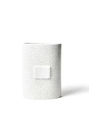 Mini Stone Small Dot Oval Vase by Happy Everything