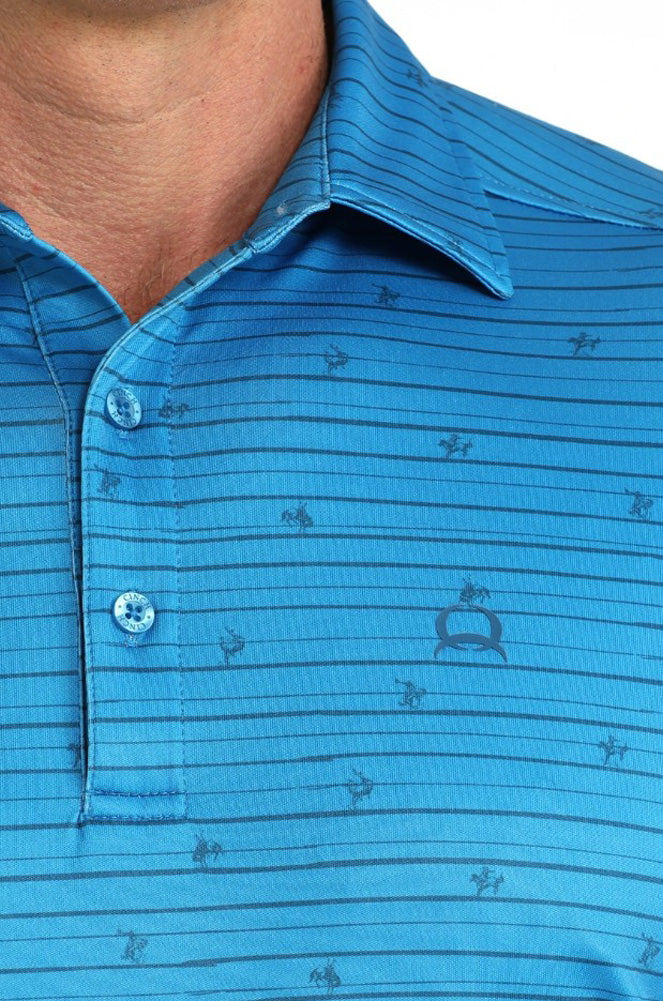 ArenaFlex SS Polo in Blue by Cinch