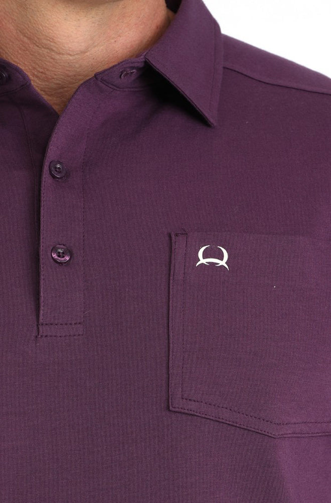 Arenaflex SS Polo in Purple by Cinch