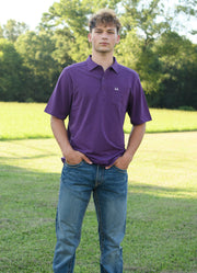 Arenaflex SS Polo in Purple by Cinch