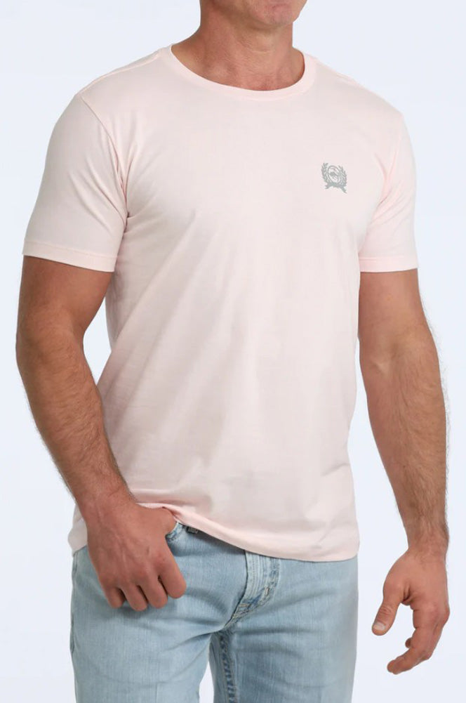 Solid SS Shirt in Pink by Cinch