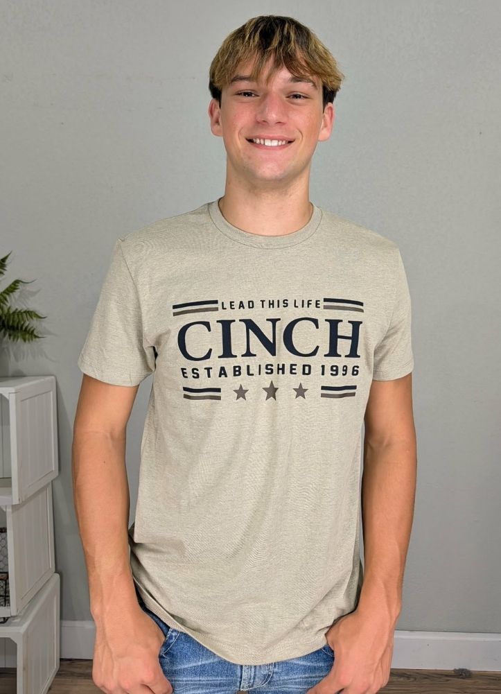 Mens S/S Tee 9/26 KHA by Cinch