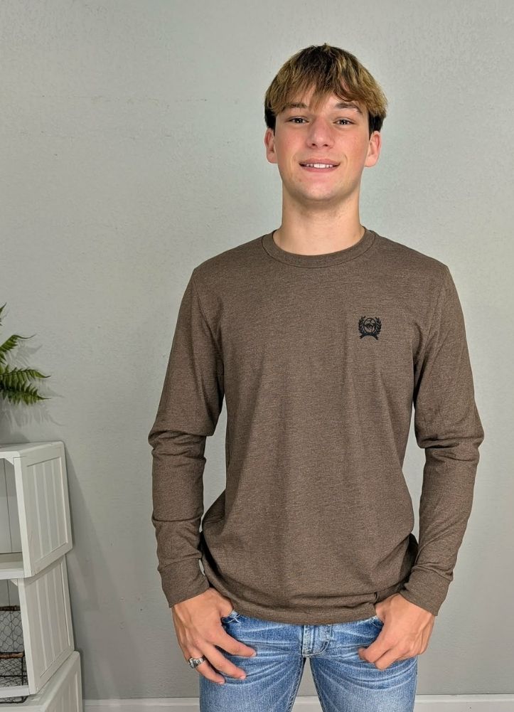 LS Tee in Brown by Cinch