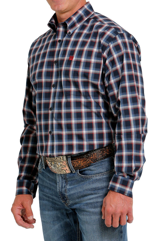 Plaid in Navy by Cinch