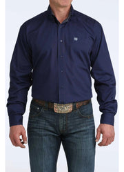 Solid LS Button Up in Royal by Cinch