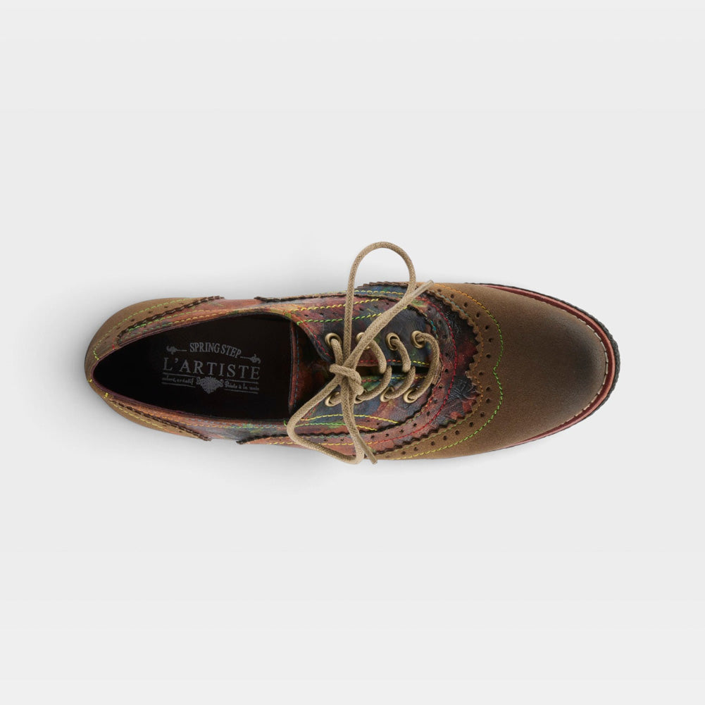 Muggiasti-Vinty in Olive Multi by L Artiste