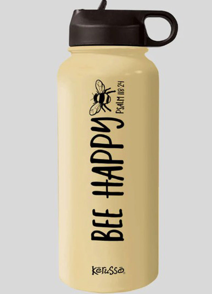 Bee Happy 32oz Bottle by Kerusso