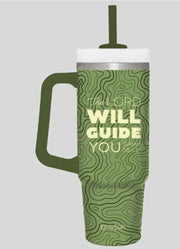 Guide You Mug with Straw by Kerusso