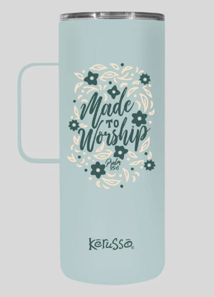 Made to Worship 22oz Mug with Handle by Kerusso