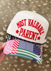 Most Valuable Parent Patchwork Hat by Poppy & Pine