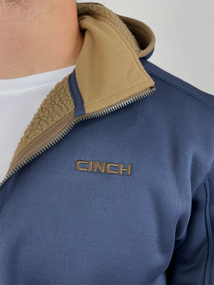 Sherpa Hoodie in Navy by Cinch