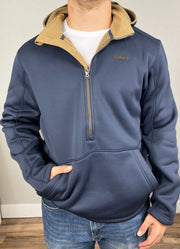Sherpa Hoodie in Navy by Cinch