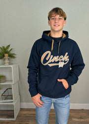 Hoodie in Navy by Cinch