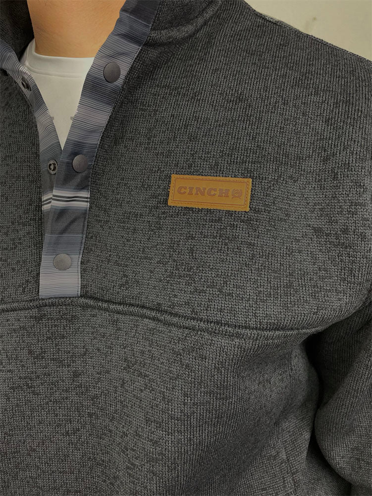 Pullover in Charcoal by Cinch