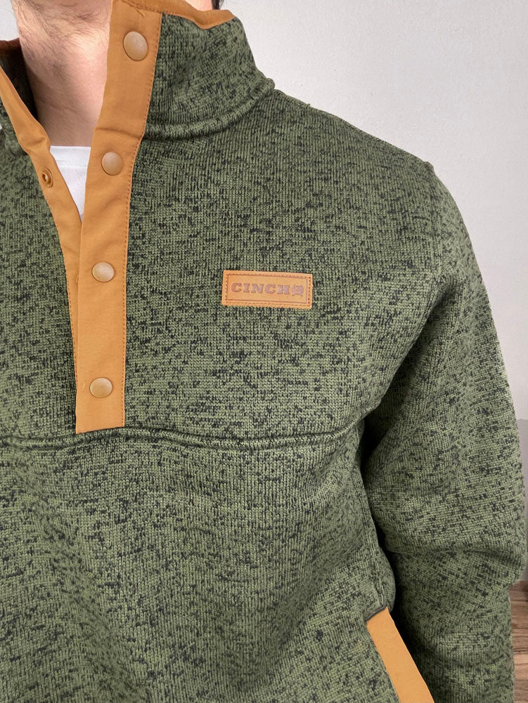 Pullover in Olive by Cinch