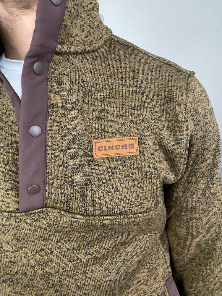Pullover in Khaki by Cinch