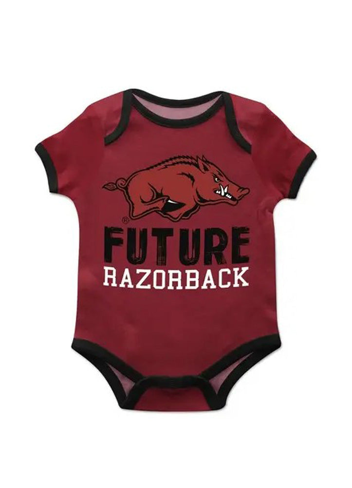 Arkansas Solid Red Onsie SS by Vive La Fete