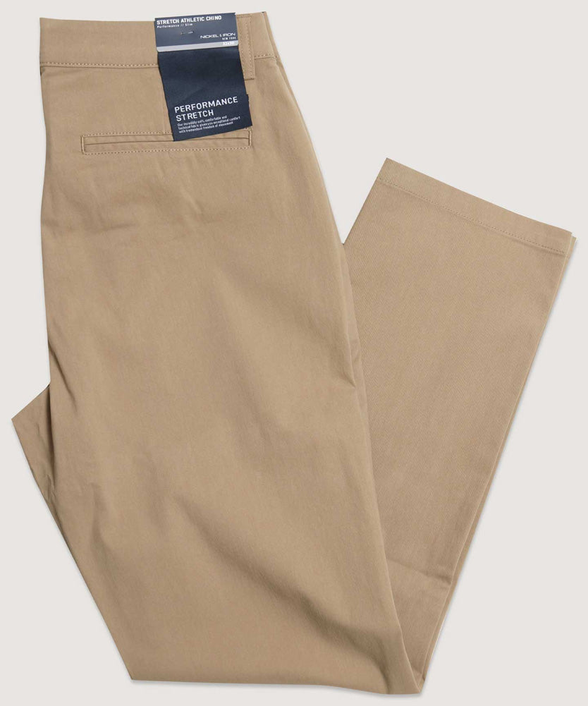 Performance Chino Pants in Nutmeg by BJD