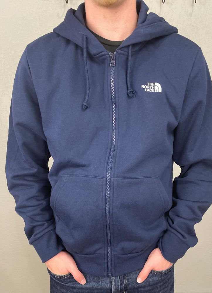 Men's Evolution Simple Dome Full Zip Hoodie in Summit Navy by The North Face