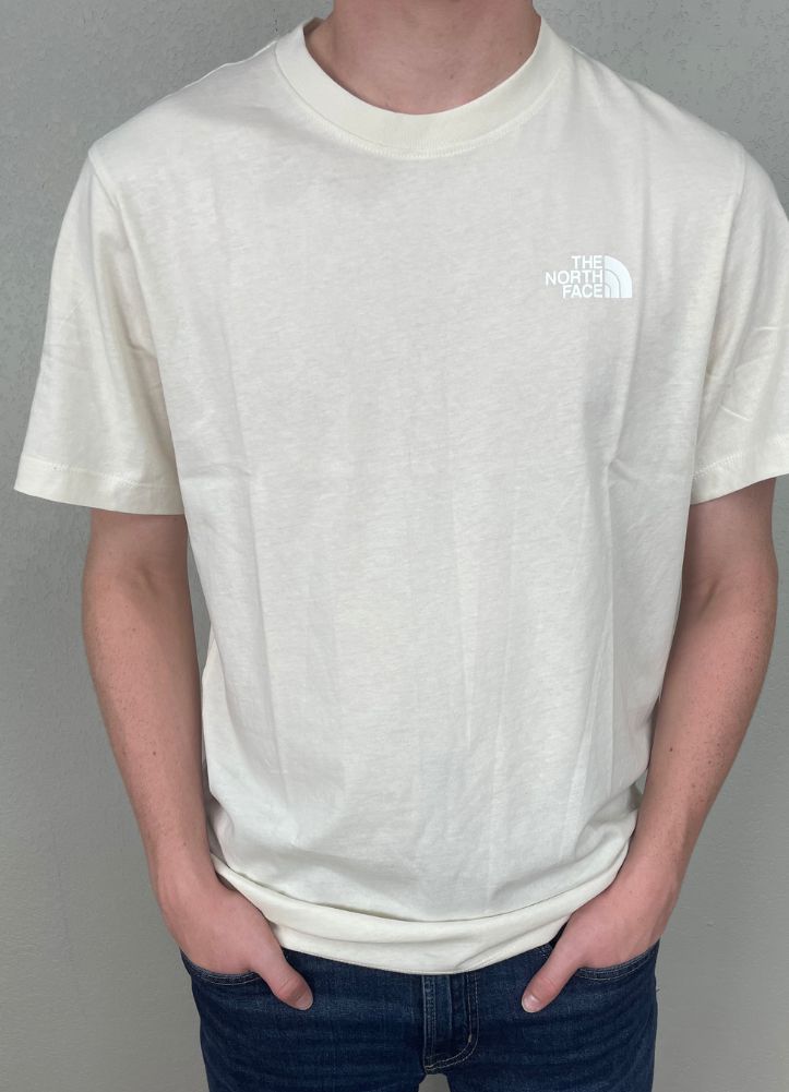Men's Evolution Sun Halo Box NSE SS in White Dune by The North Face