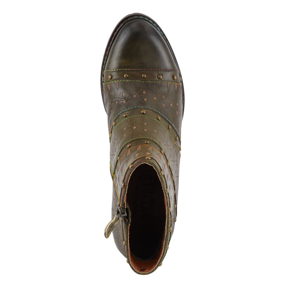 Niobe in Olive Multi by L Artiste