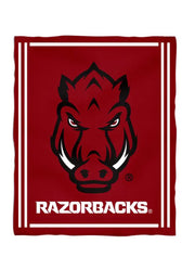 Arkansas Razorbacks Game Day Minky Blanket by Vive La Fete