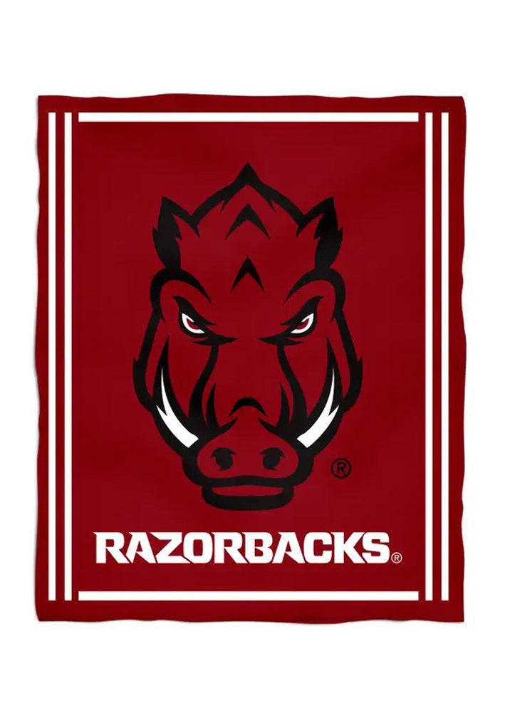 Arkansas Razorbacks Game Day Minky Blanket by Vive La Fete
