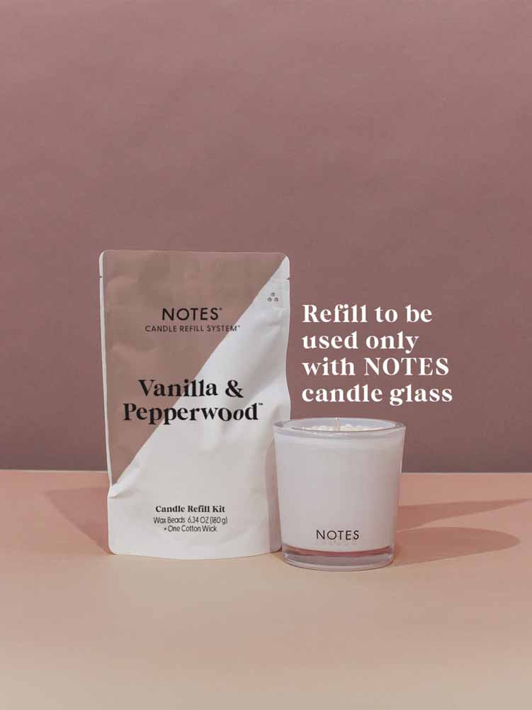 Candle Refill Kit Vanilla by Notes Candles