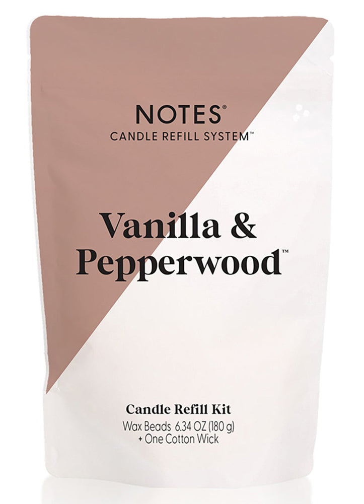 Candle Refill Kit Vanilla by Notes Candles