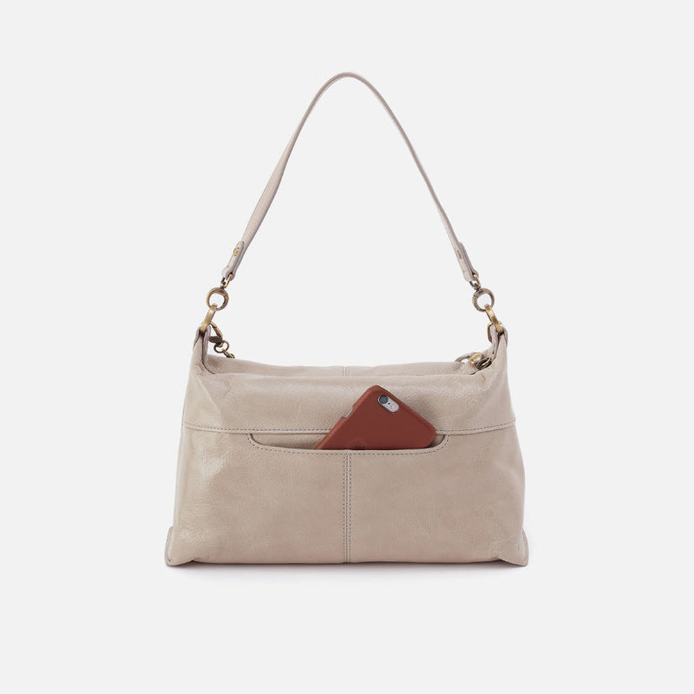 Avon Shoulder Bag in Stone Gloss by Hobo