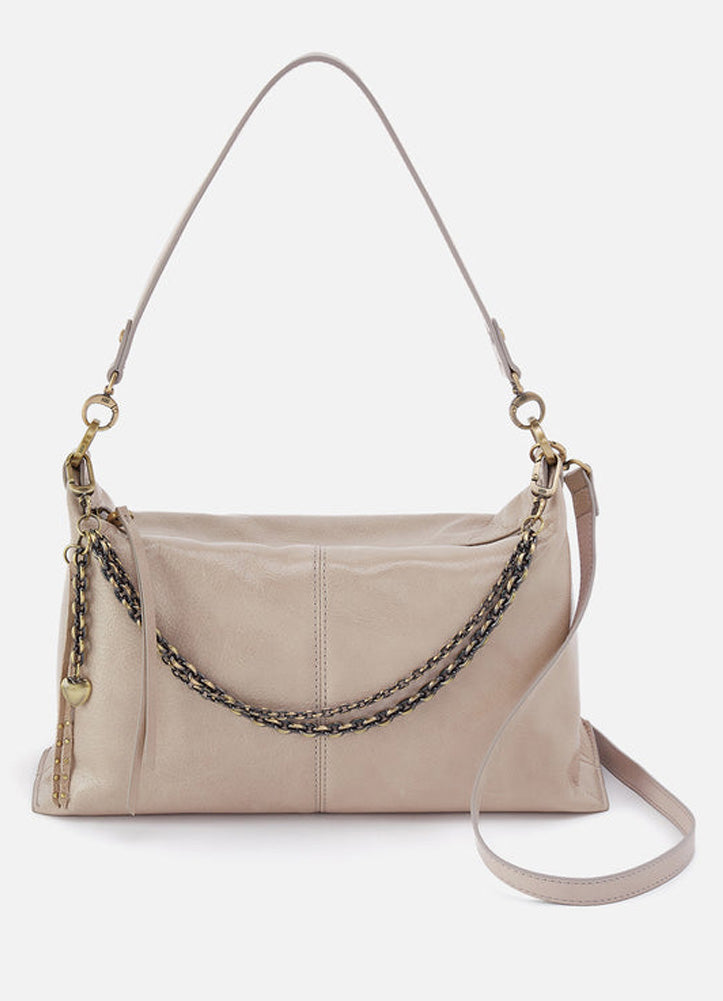 Avon Shoulder Bag in Stone Gloss by Hobo