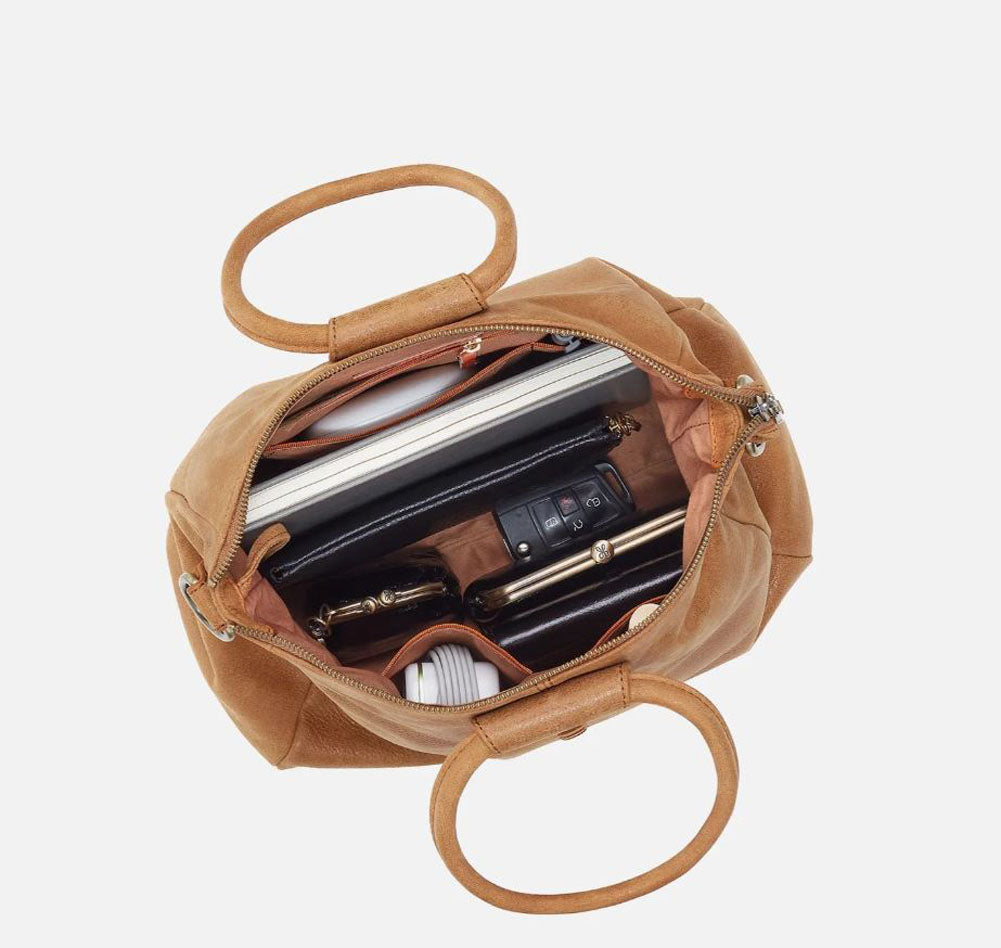 Sheila Medium Satchel Whiskey by Hobo