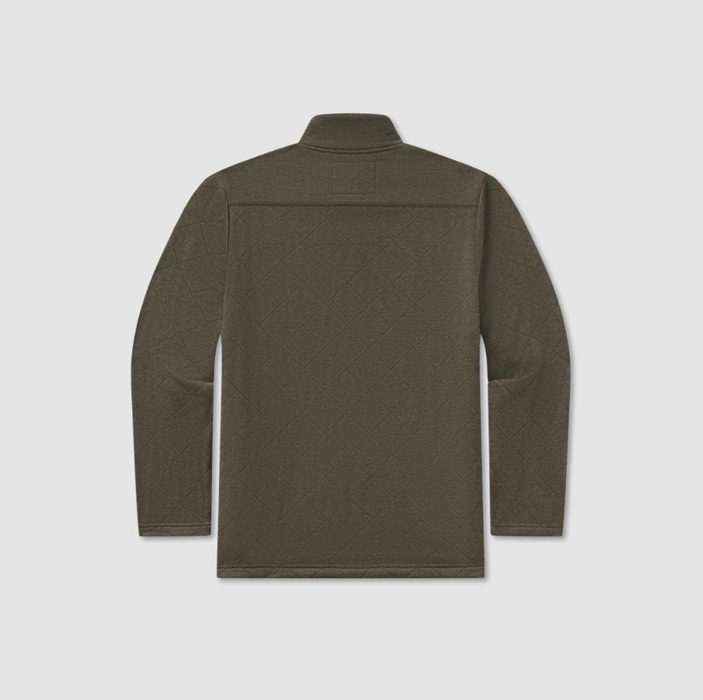 Bingham Quilted Jacket in Midnight Grey by Southern Marsh