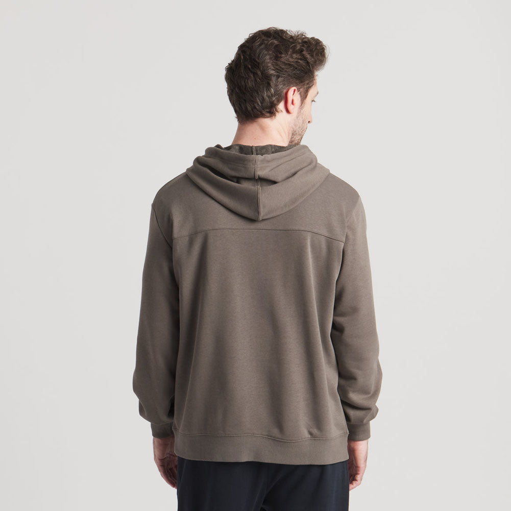 Hallandale Hoodie Retro Camo in Stone Brown by Southern Marsh