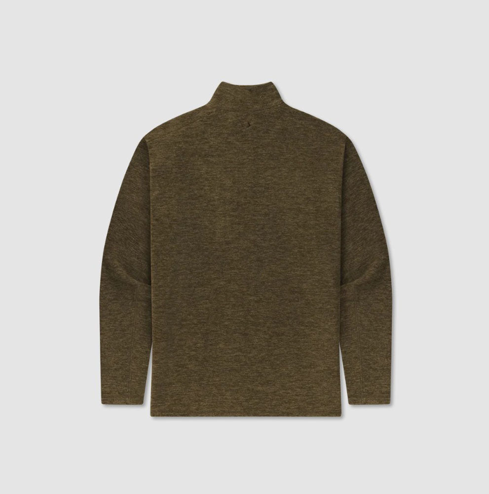 Maple Grove Brushed Pullover in Dark Olive by Southern Marsh