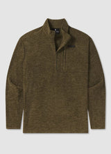Maple Grove Brushed Pullover in Dark Olive by Southern Marsh