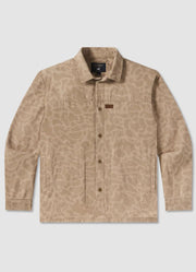 Bishop Rugged Canvas Jacket Camo in Tan by Southern Marsh
