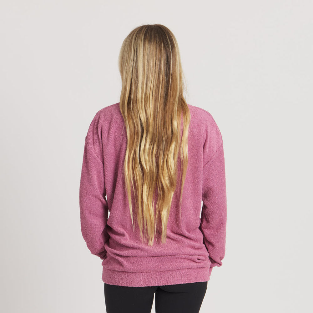 Sunday Morning Sweater in Mulberry by Southern Marsh