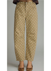 Polka Dot Pants in Latte by Entro