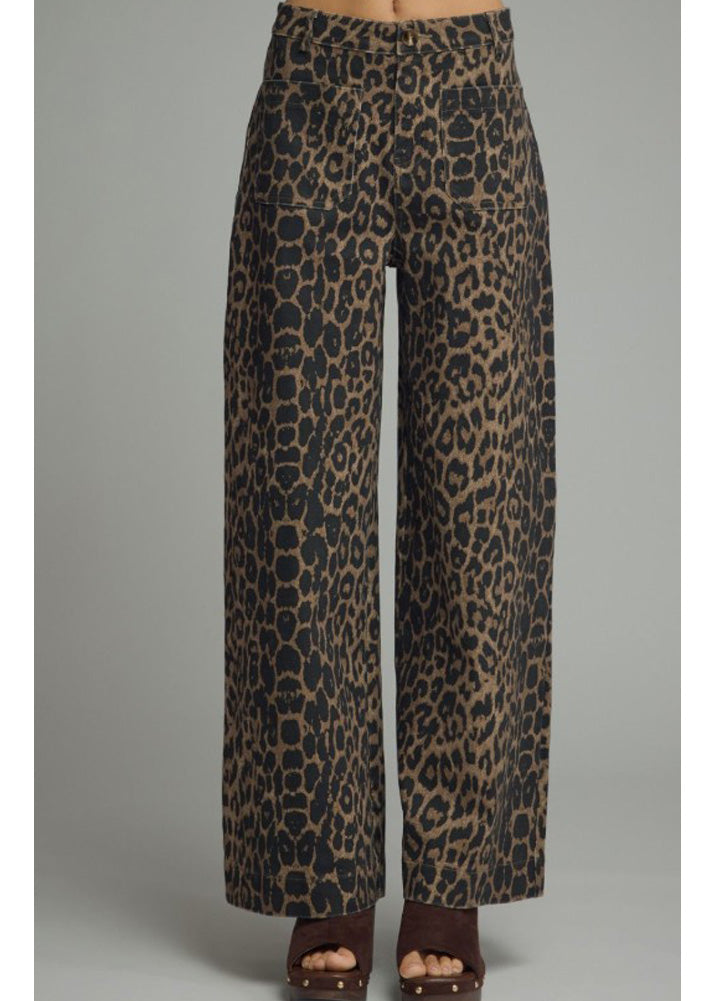 Leopard Print Pants by Entro Inc